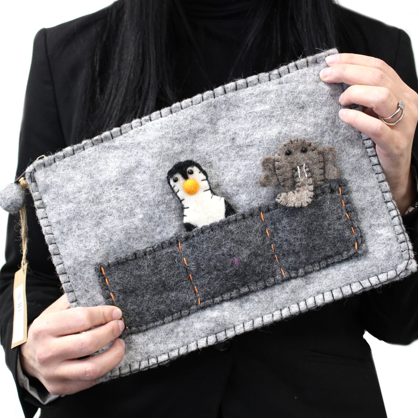 Tablet Bag with Finger Puppets