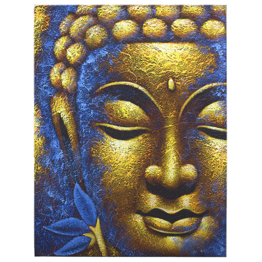 Buddha Frame - Lotus Flower and Golden Face