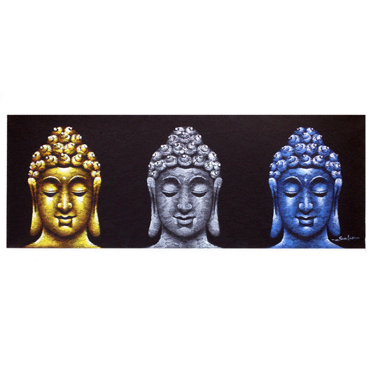 Buddha Picture - Tres Cabezas Negras