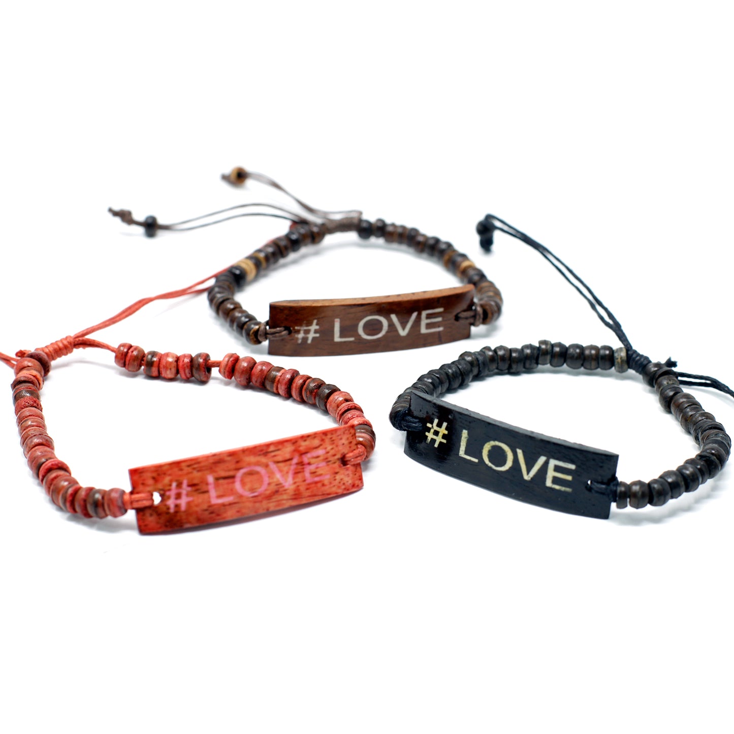 Bracelets à slogan Coco - #Amour