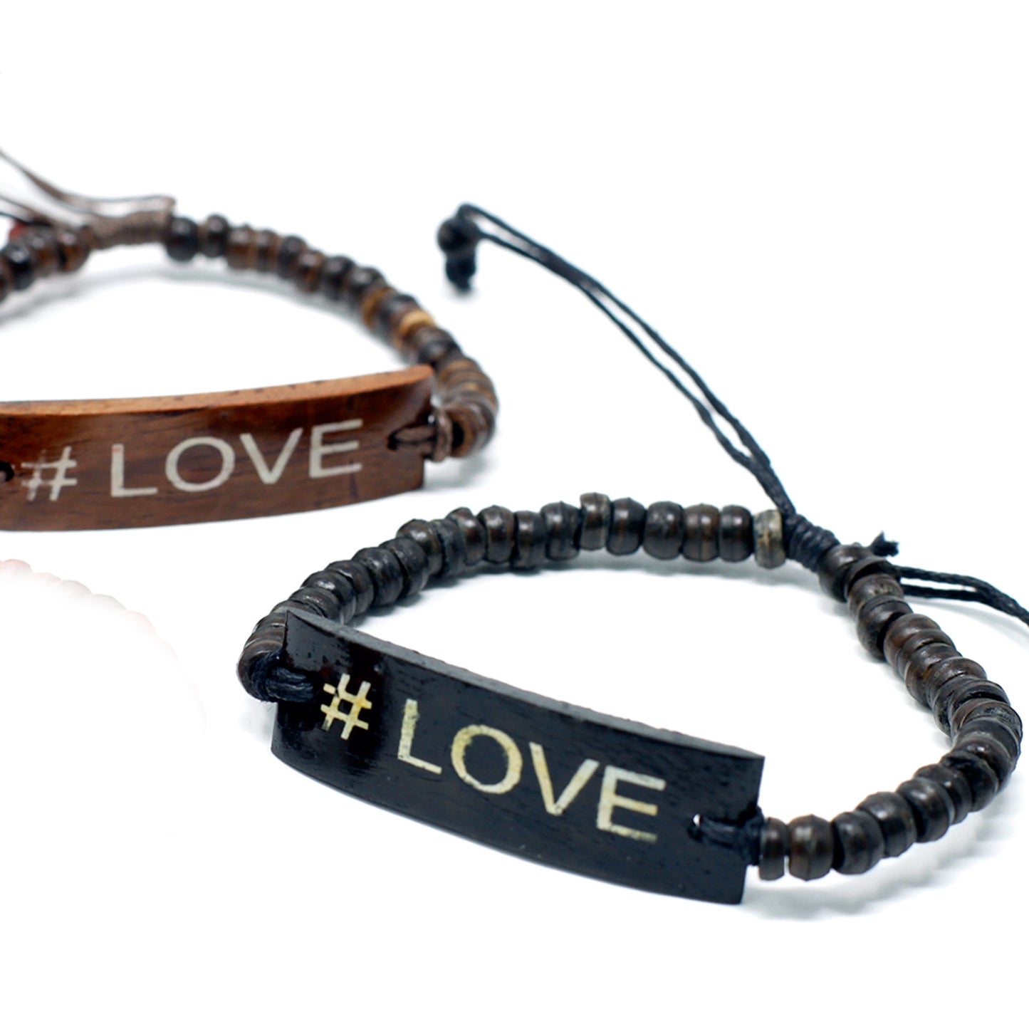 Bracelets à slogan Coco - #Amour