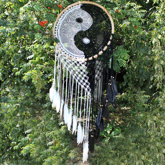 Bali Dreamcatchers - Extra Large Ying Yang D: 50cm