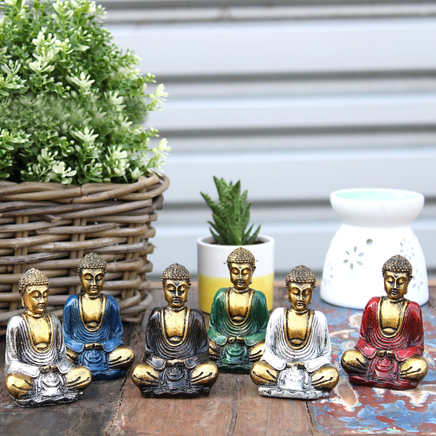 Mini Golden Buddha (Assorted Colors)