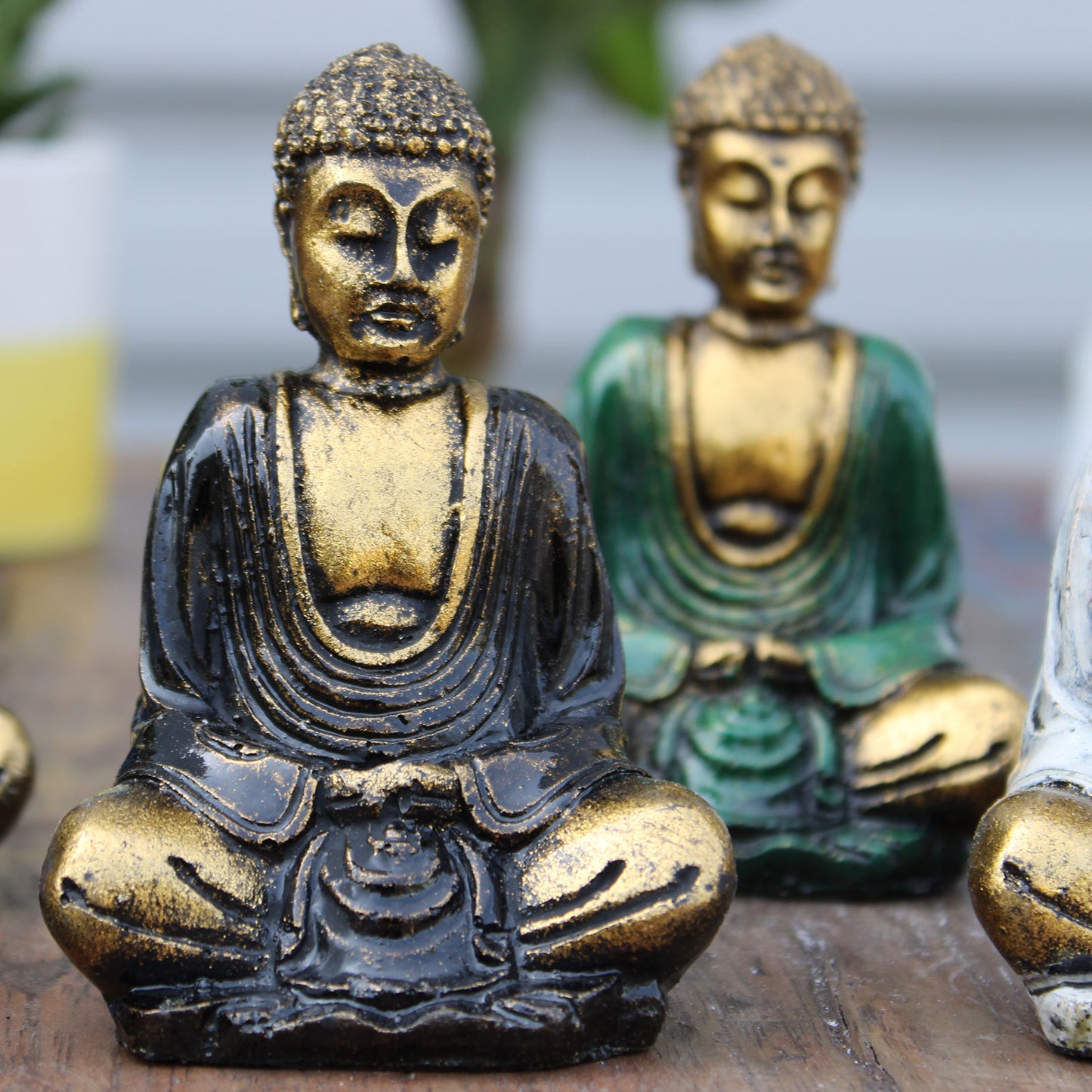 Mini Golden Buddha (Assorted Colors)