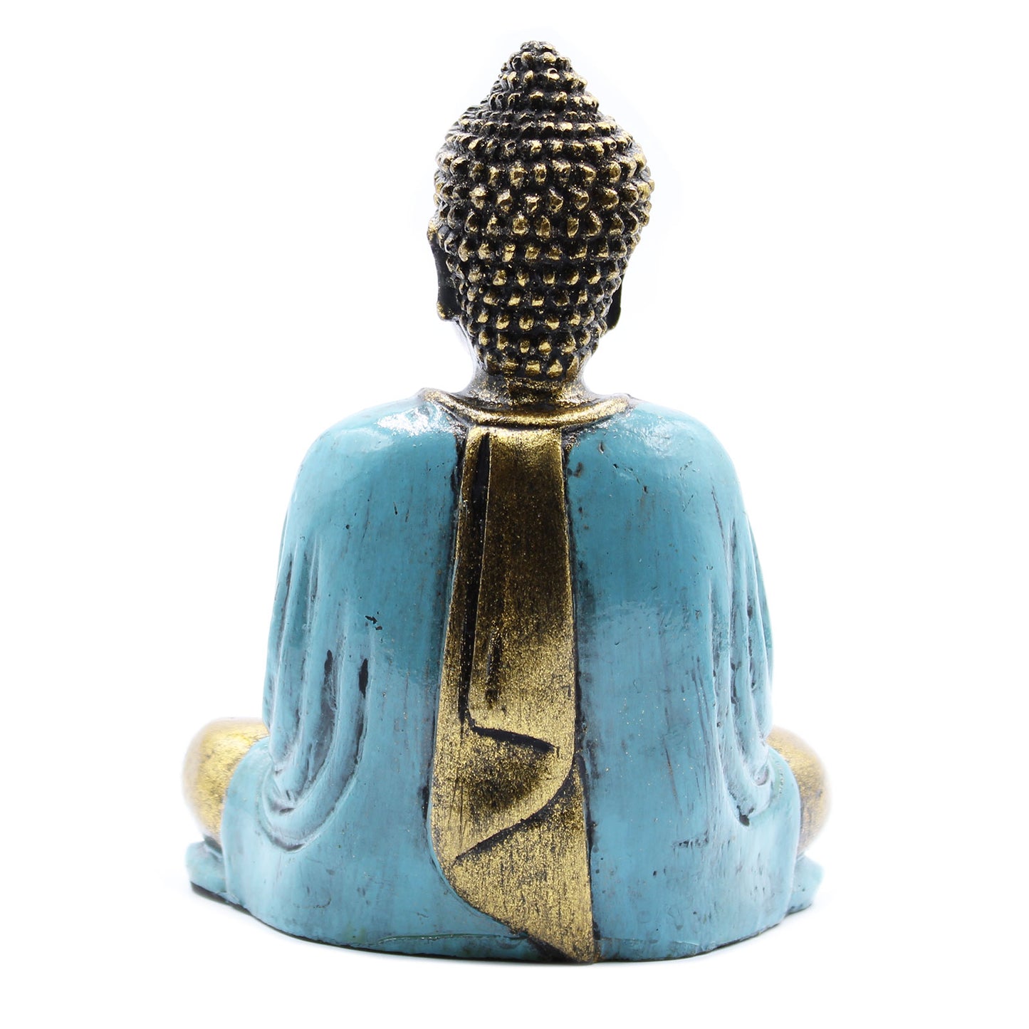 Buddha Green Blue and Gold - Med