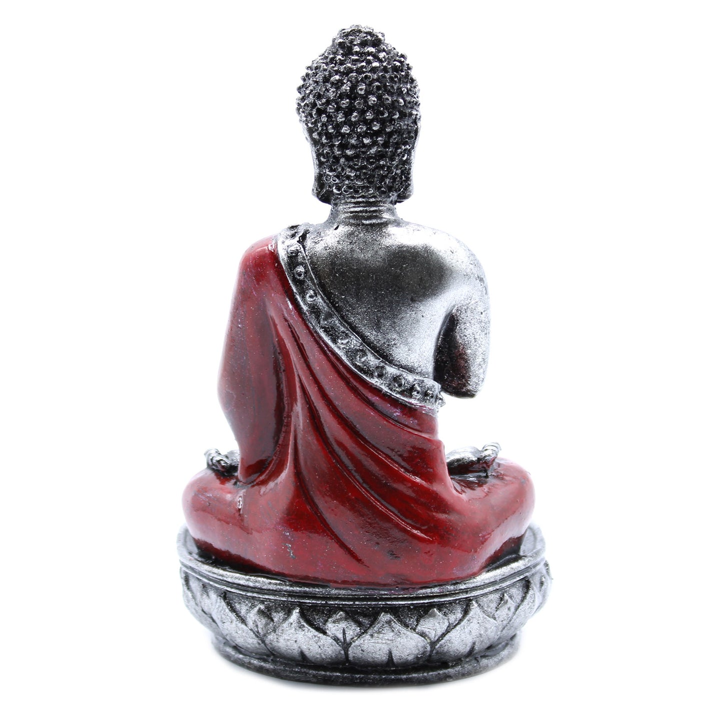 Buddha Candle Holder - Red - Med