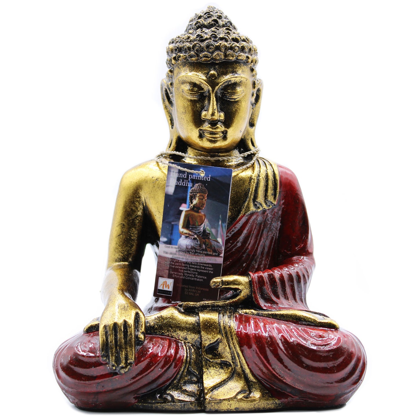 Red and Gold Buddha - Lrg