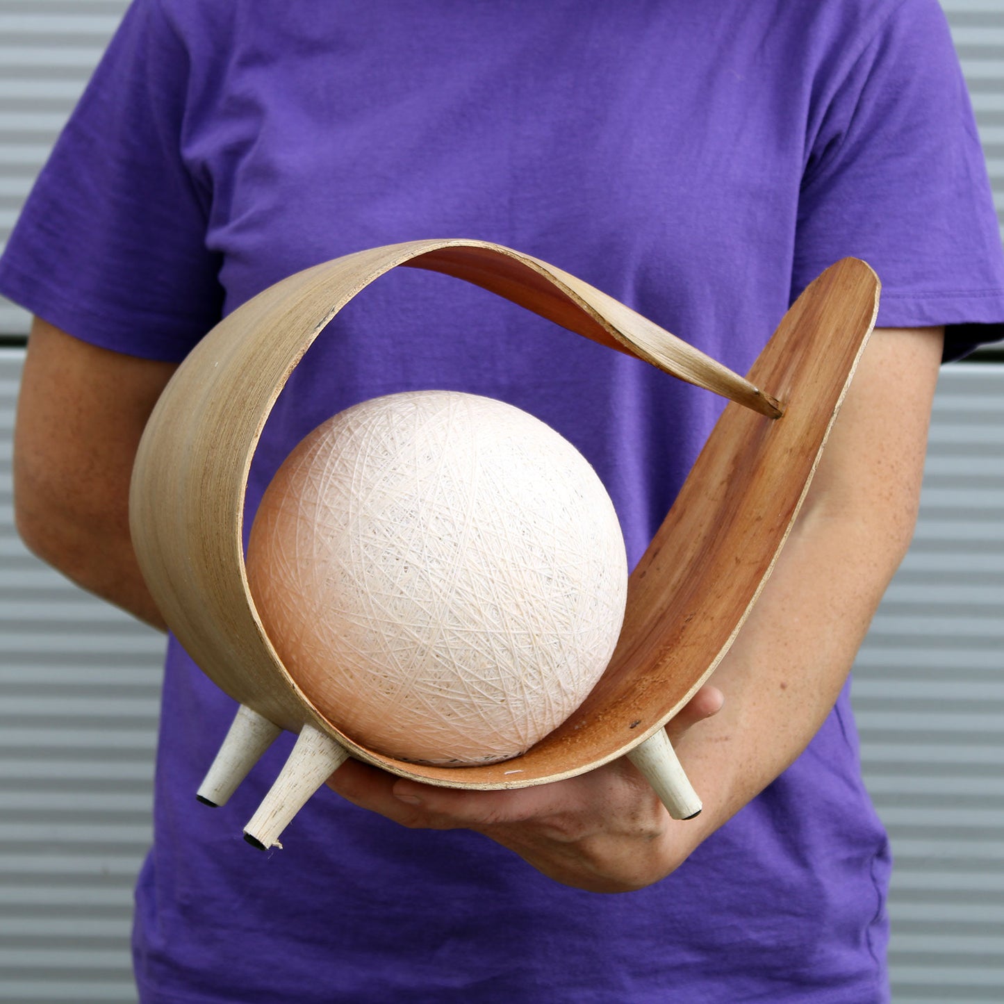 Natural Coconut Lamp - Natural Wrapping