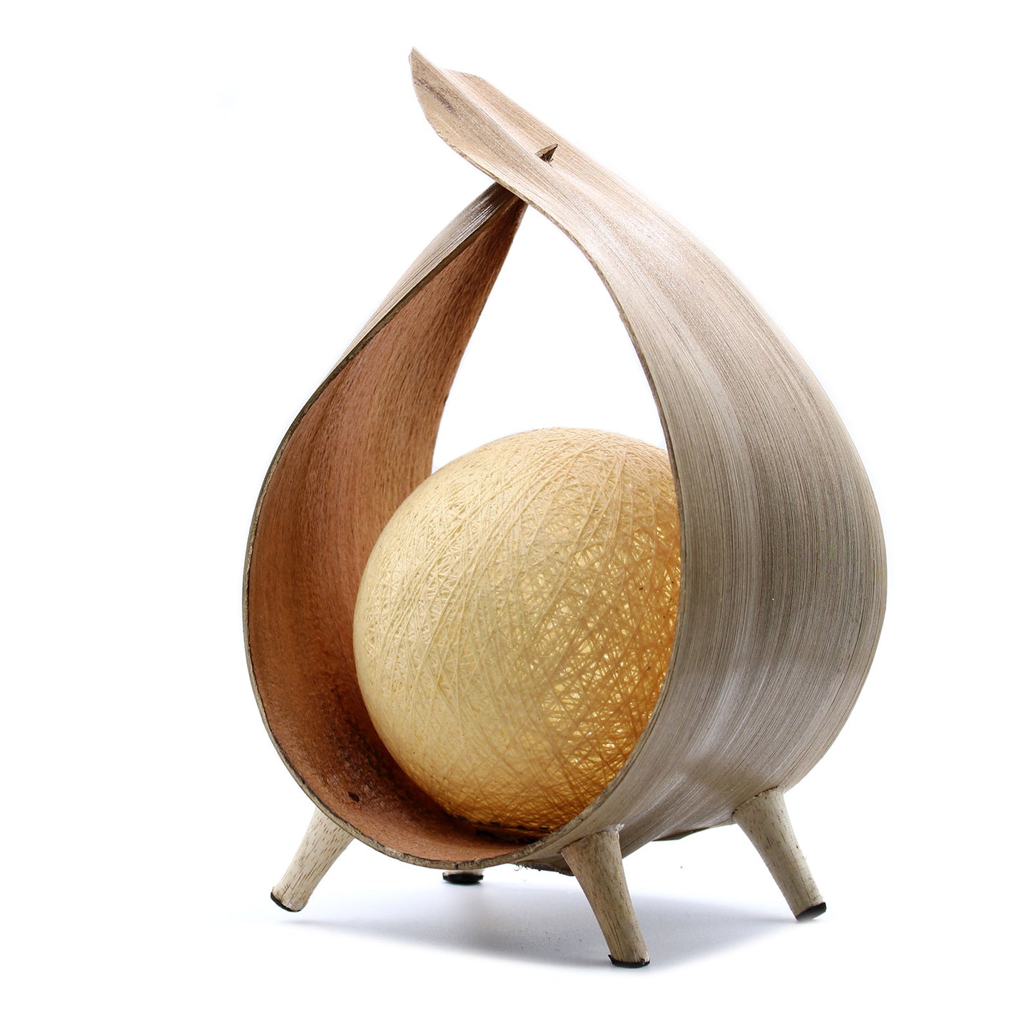 Natural Coconut Lamp - Natural Wrapping