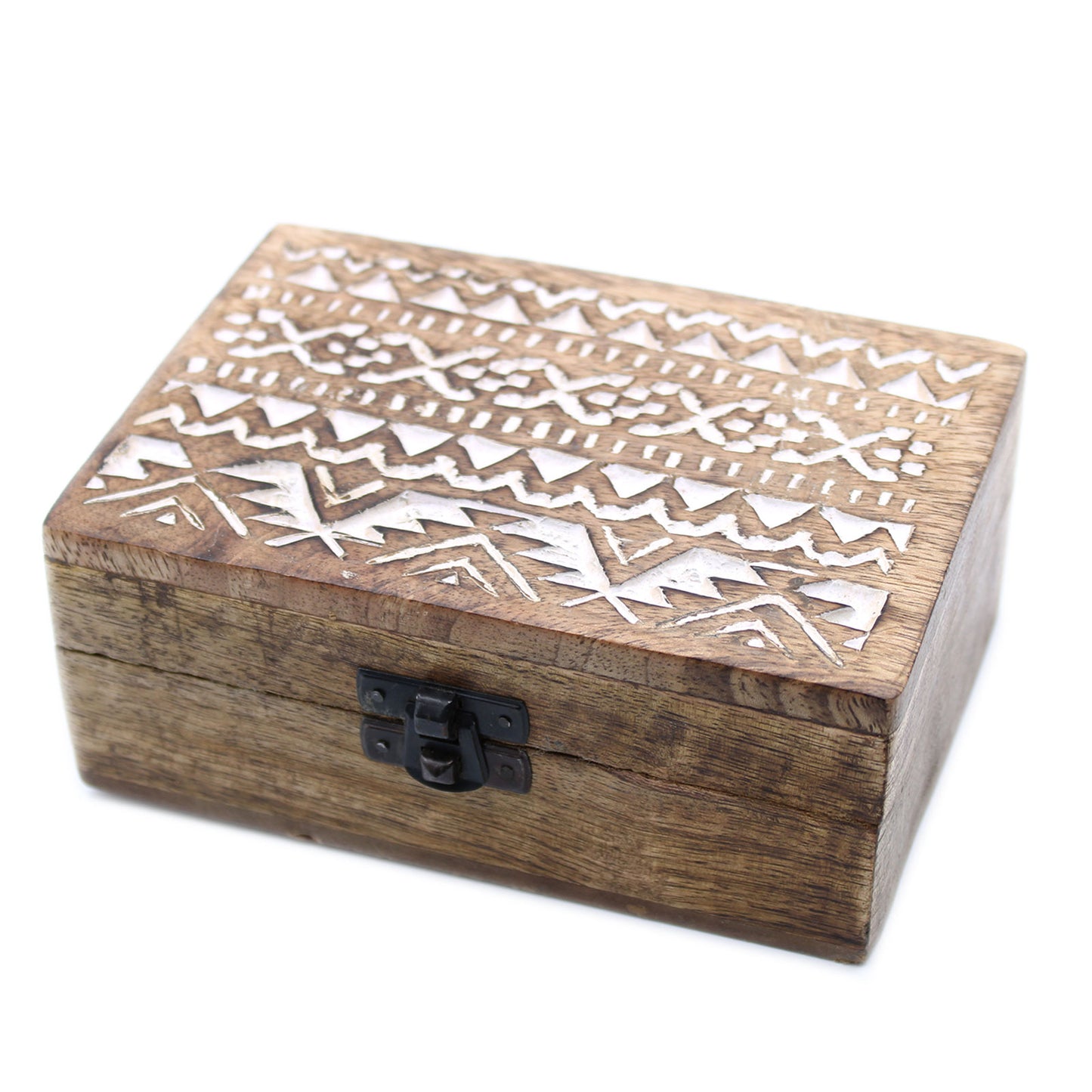 White Wooden Box - 6x4 Pastillero Slavic Design