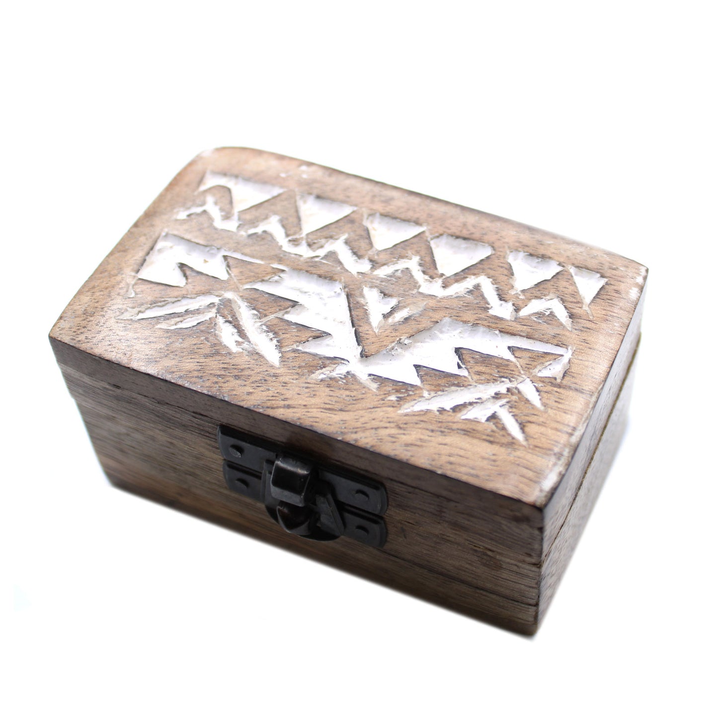 White Wooden Box - 3x1.5 Pastillero Slavic Design