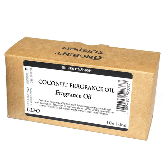 1x Fragrance Oil without label 10ml - Coconut