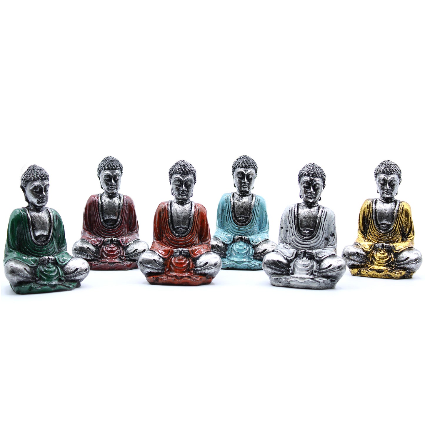 Mini Plated Buddha (assorted colors)