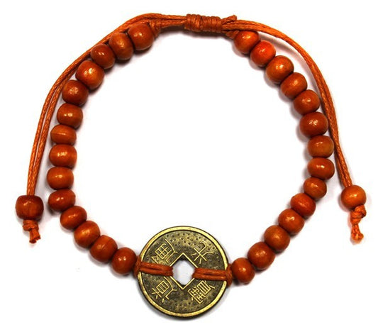 Bracelets Feng-Shui Bonne Chance - orange