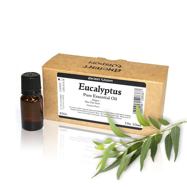 10ml Huile essentielle sans étiquette eucalyptus