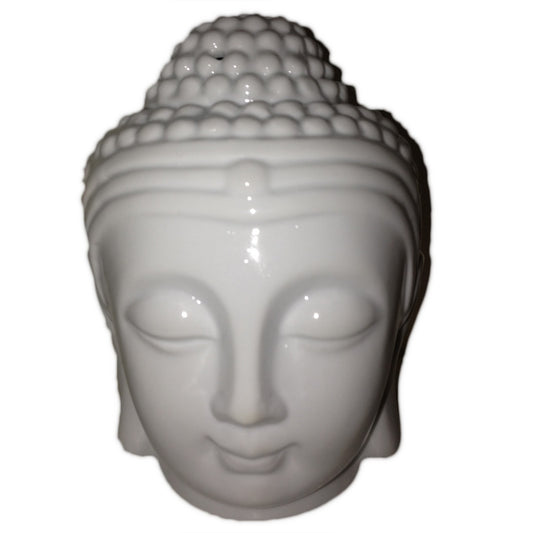 Fragrance burner - White Buddha