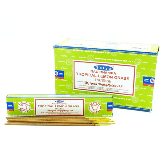 Bâtons d'encens Satya 15g - Citronnelle Tropicale