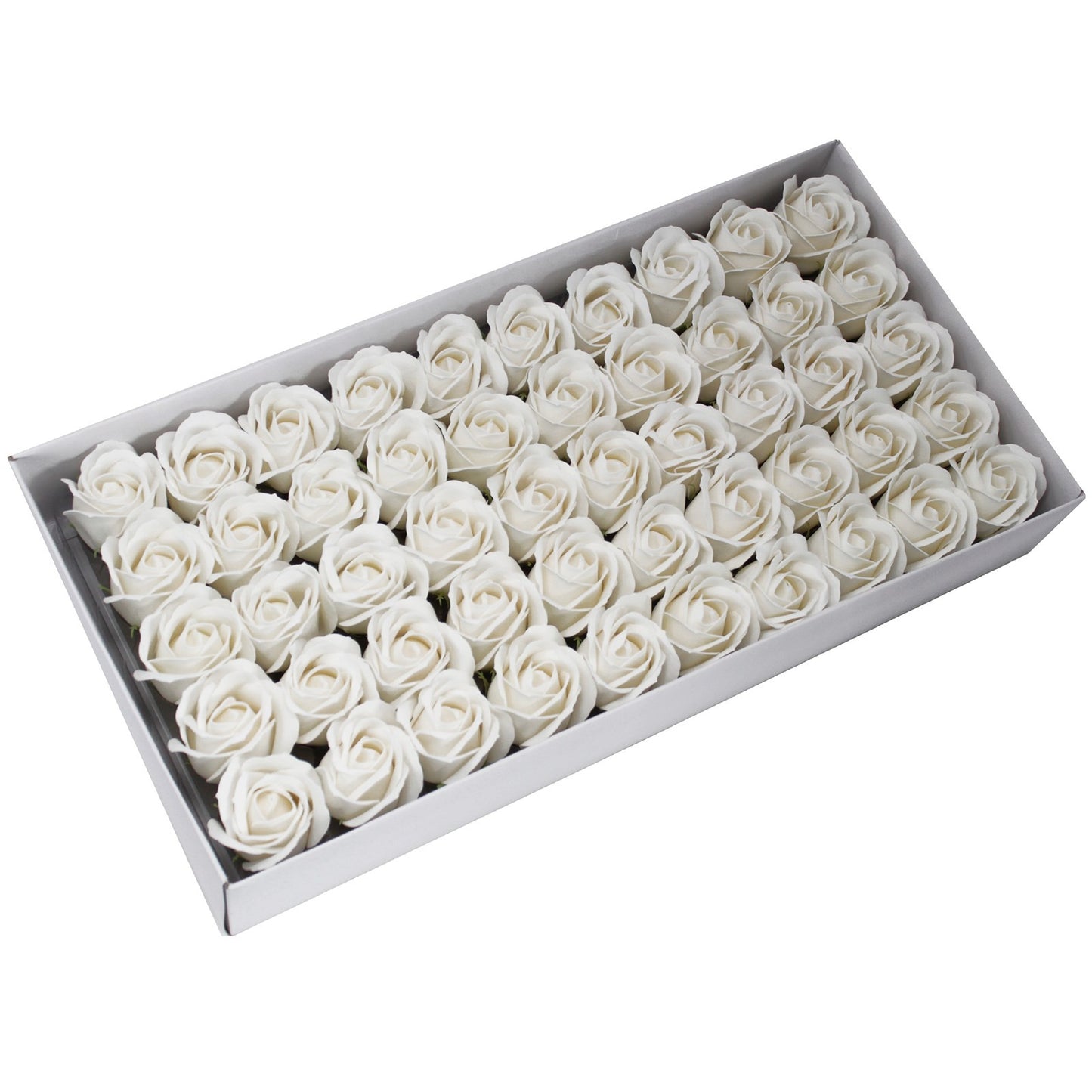 Medium deco crafts flower - Blanca