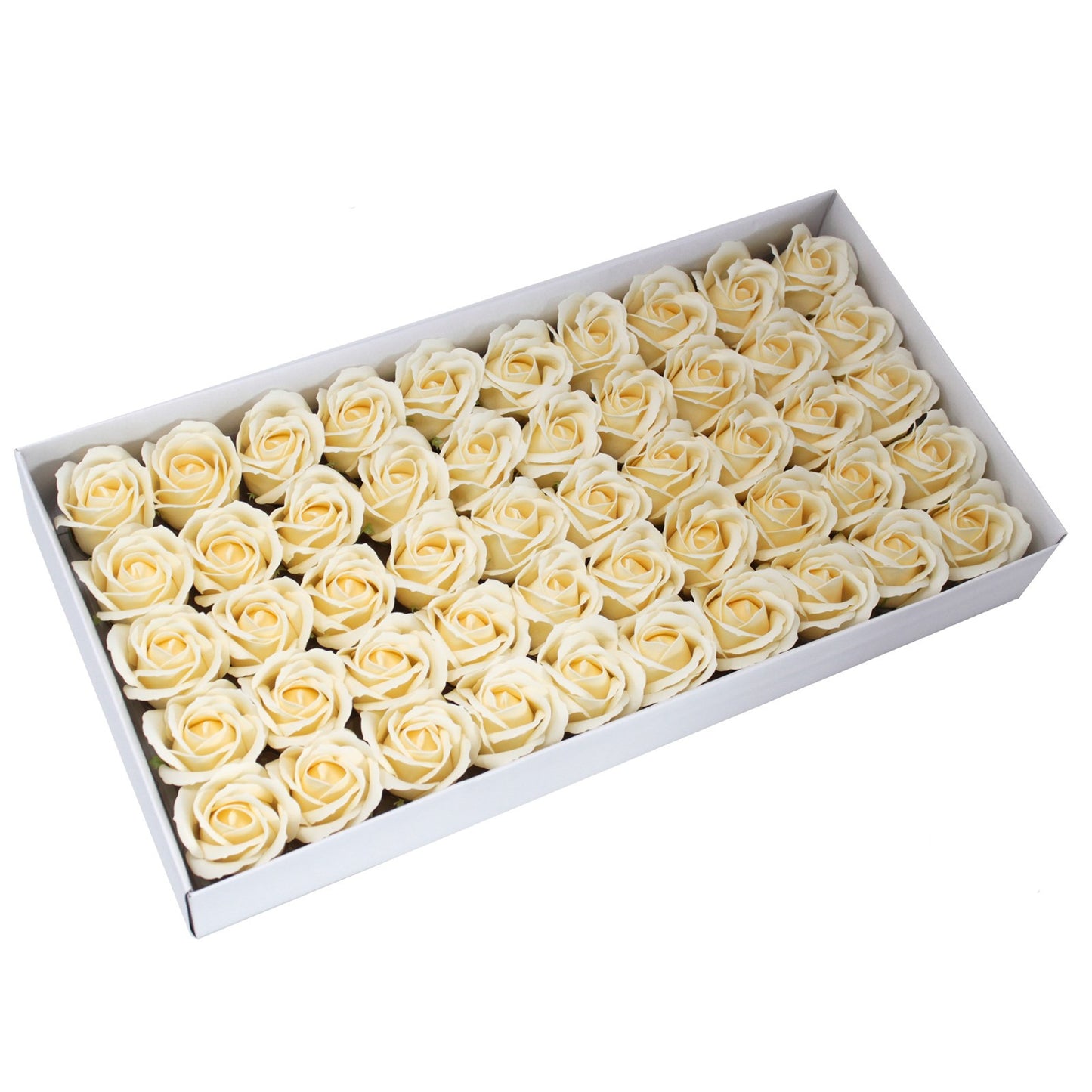 Medium deco craft flower - ivory