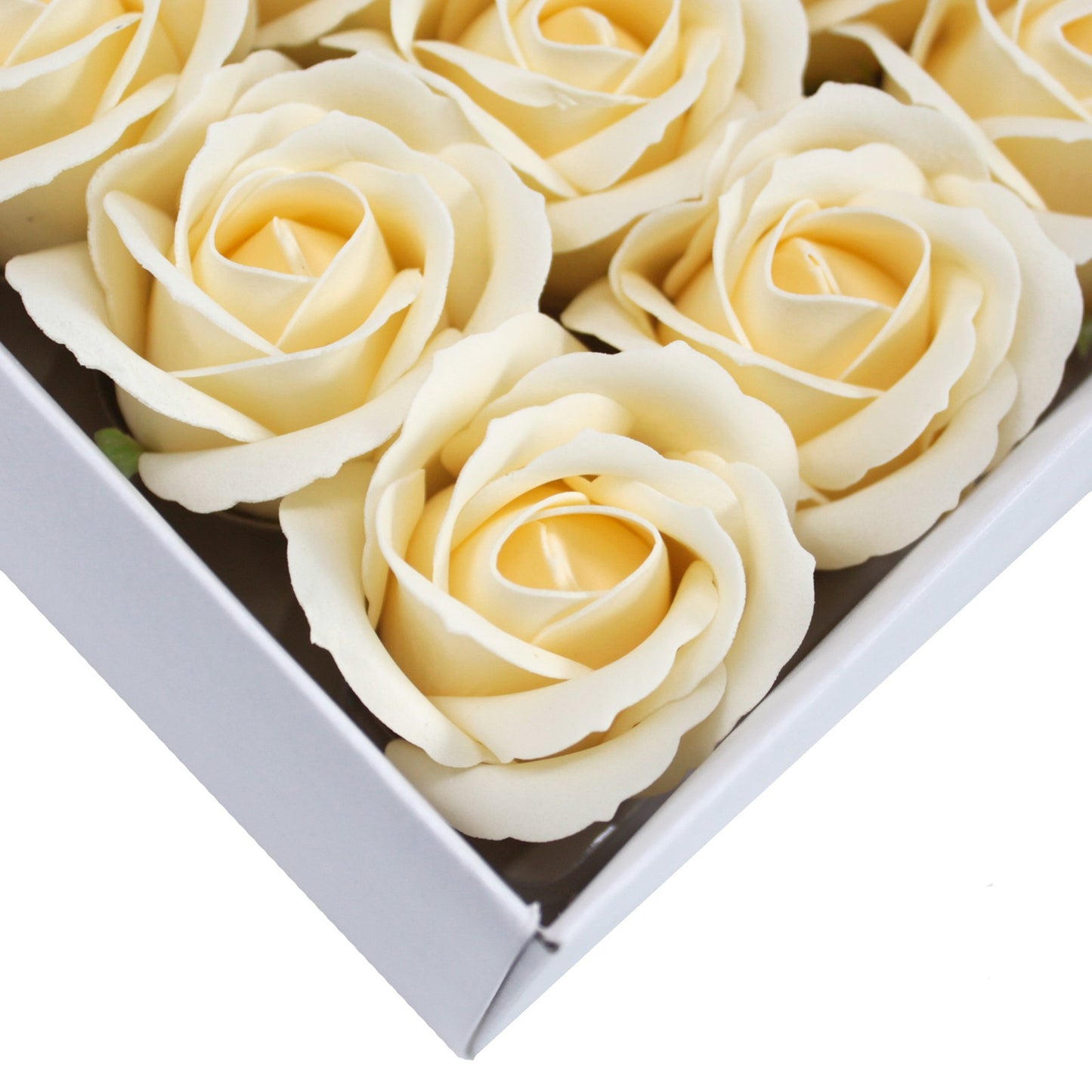 Medium deco craft flower - ivory