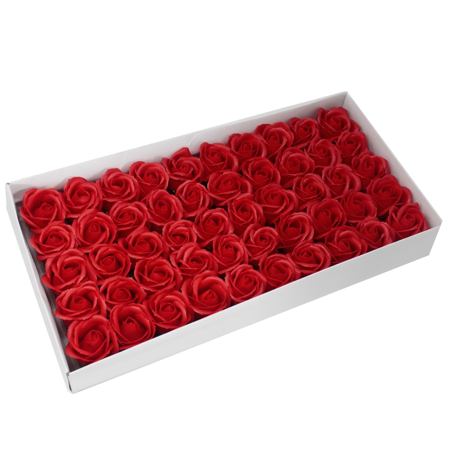 Medium deco crafts flower - red