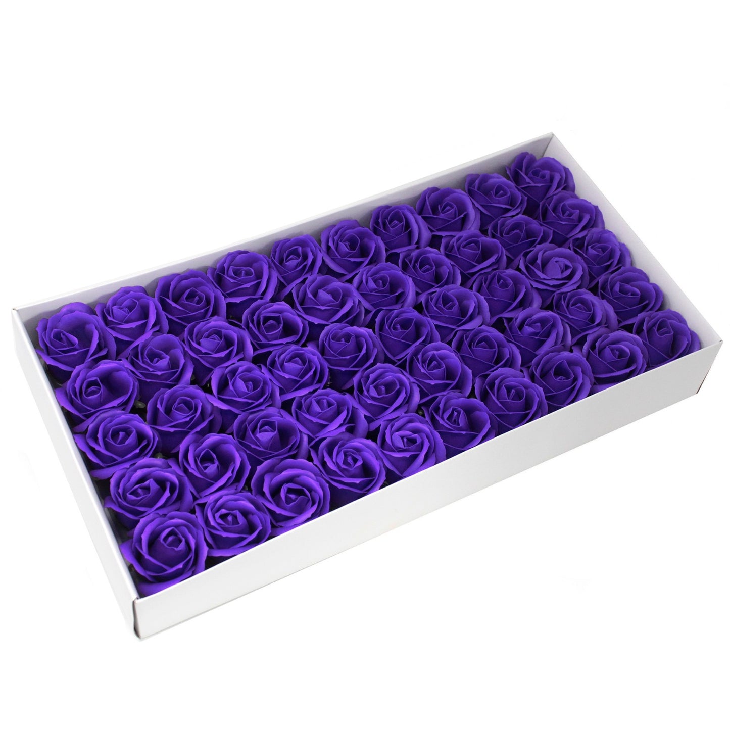 Fleur artisanale déco moyenne - violette