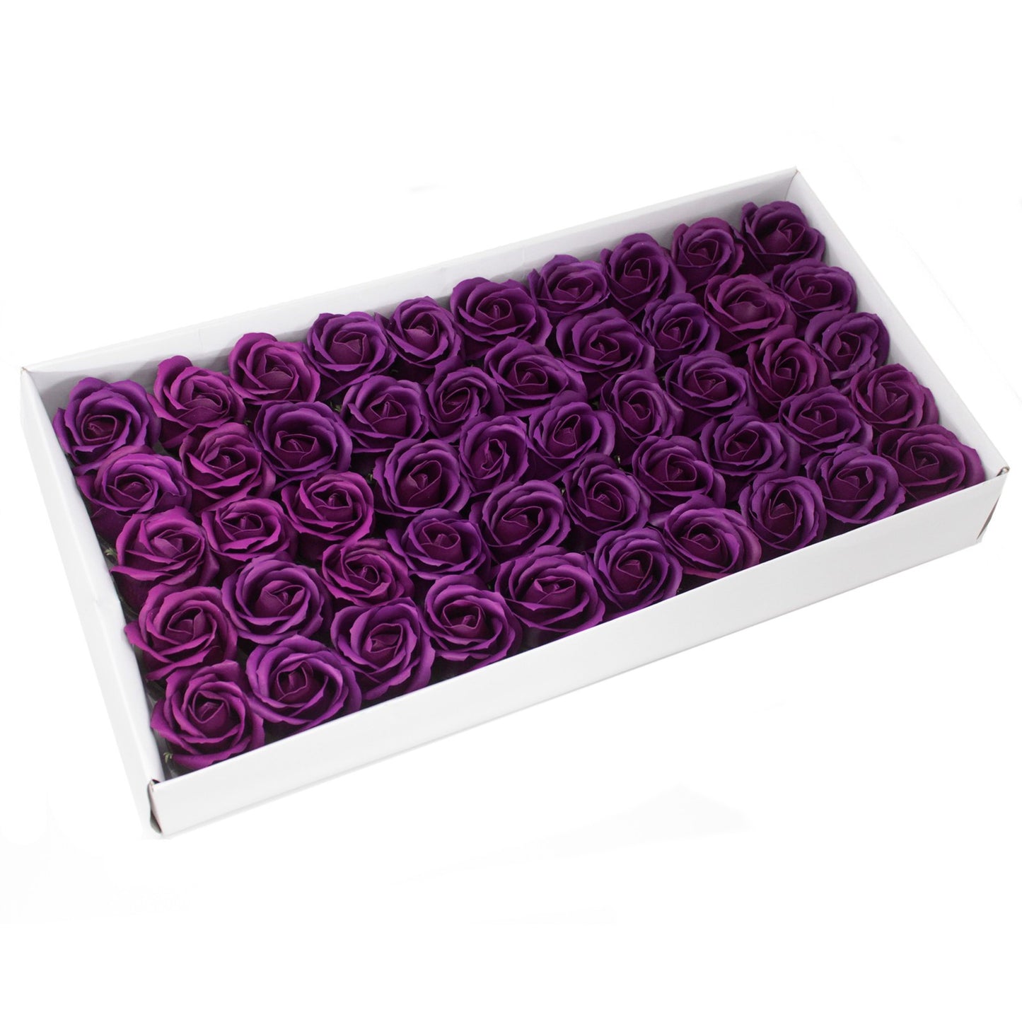 Medium deco handicrafts flower - dark violet