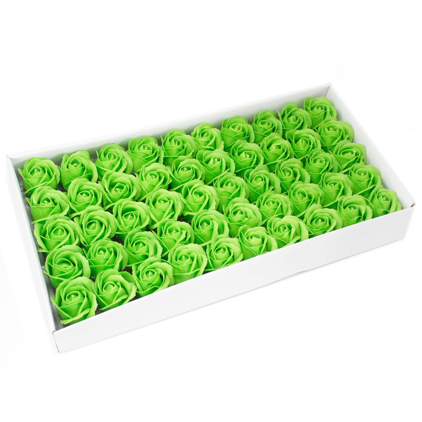 Fleur artisanale déco moyenne - vert