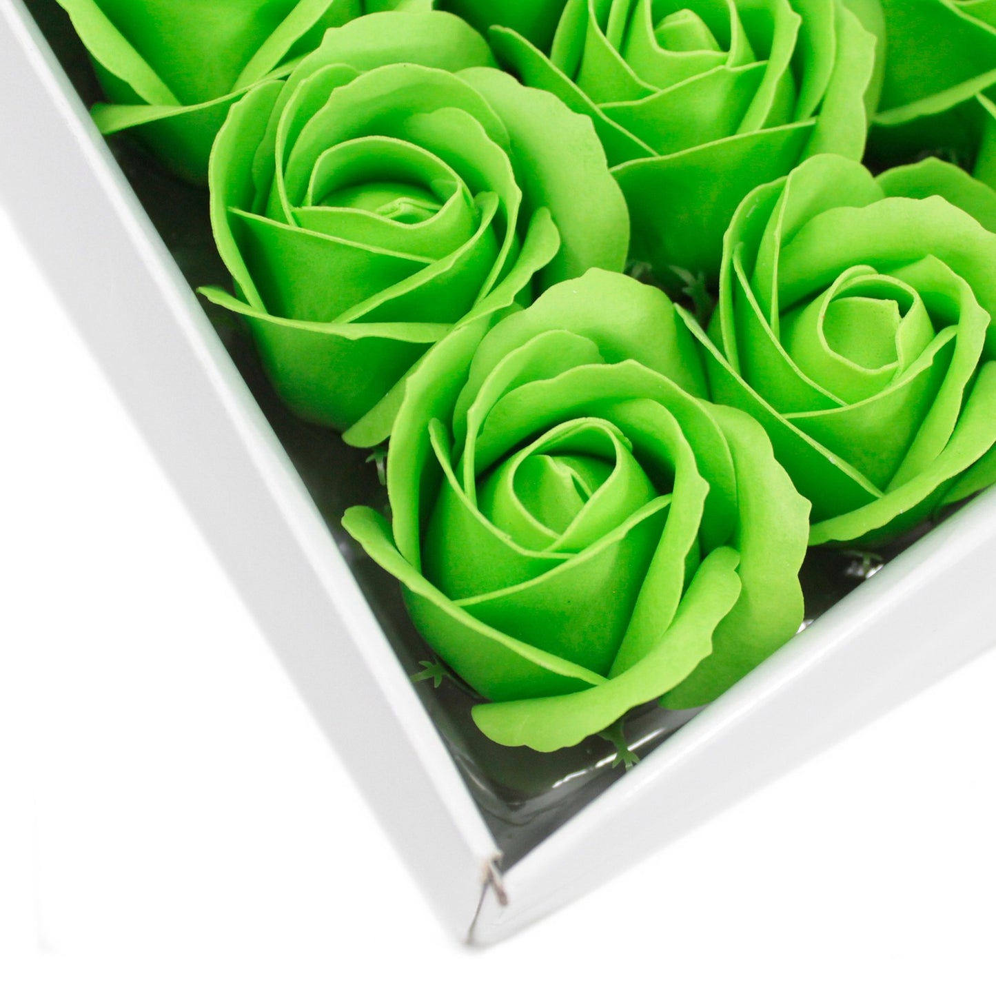 Medium deco crafts flower - green