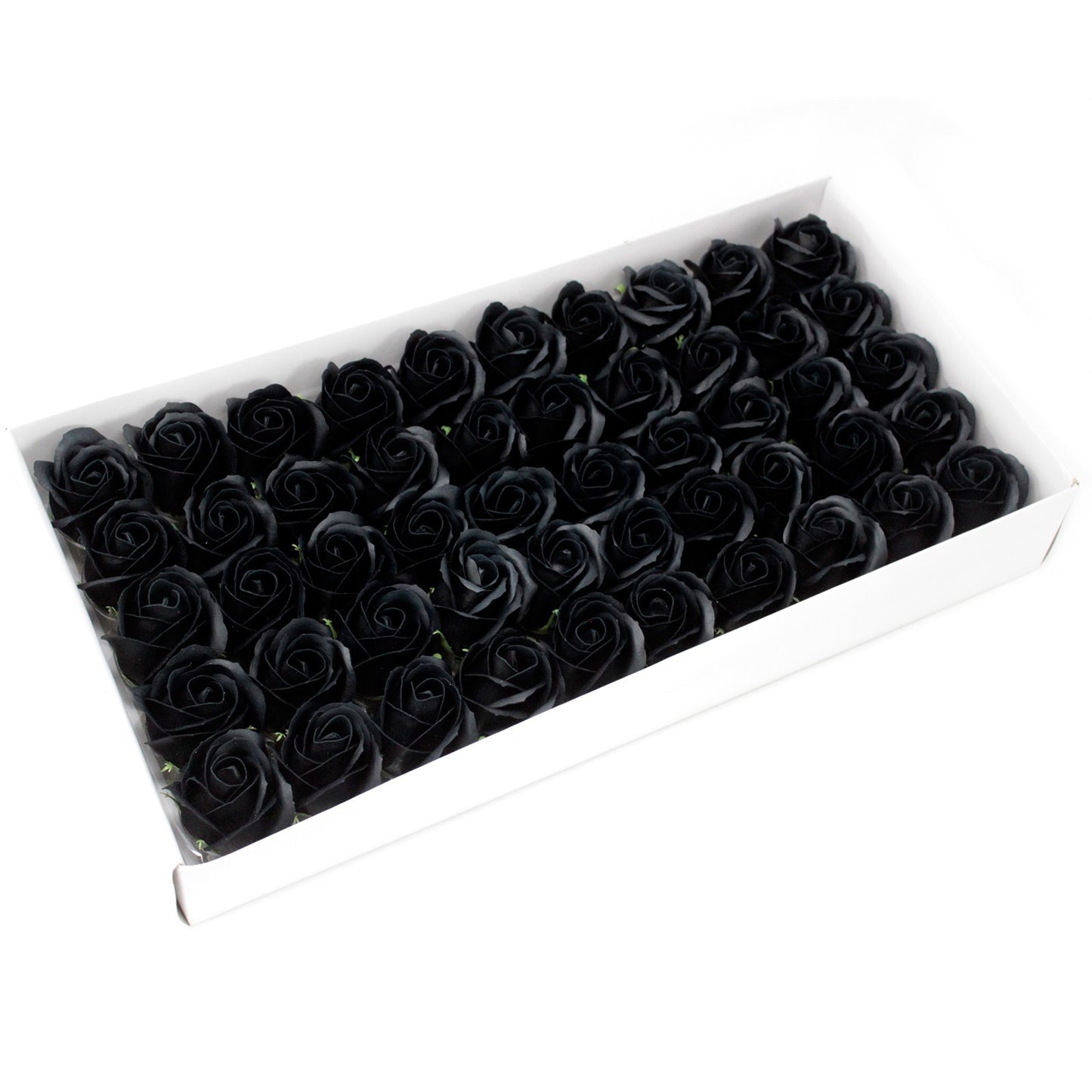 Medium deco crafts flower - black