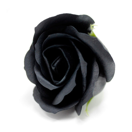 Flor de manualidades deco mediana - negra