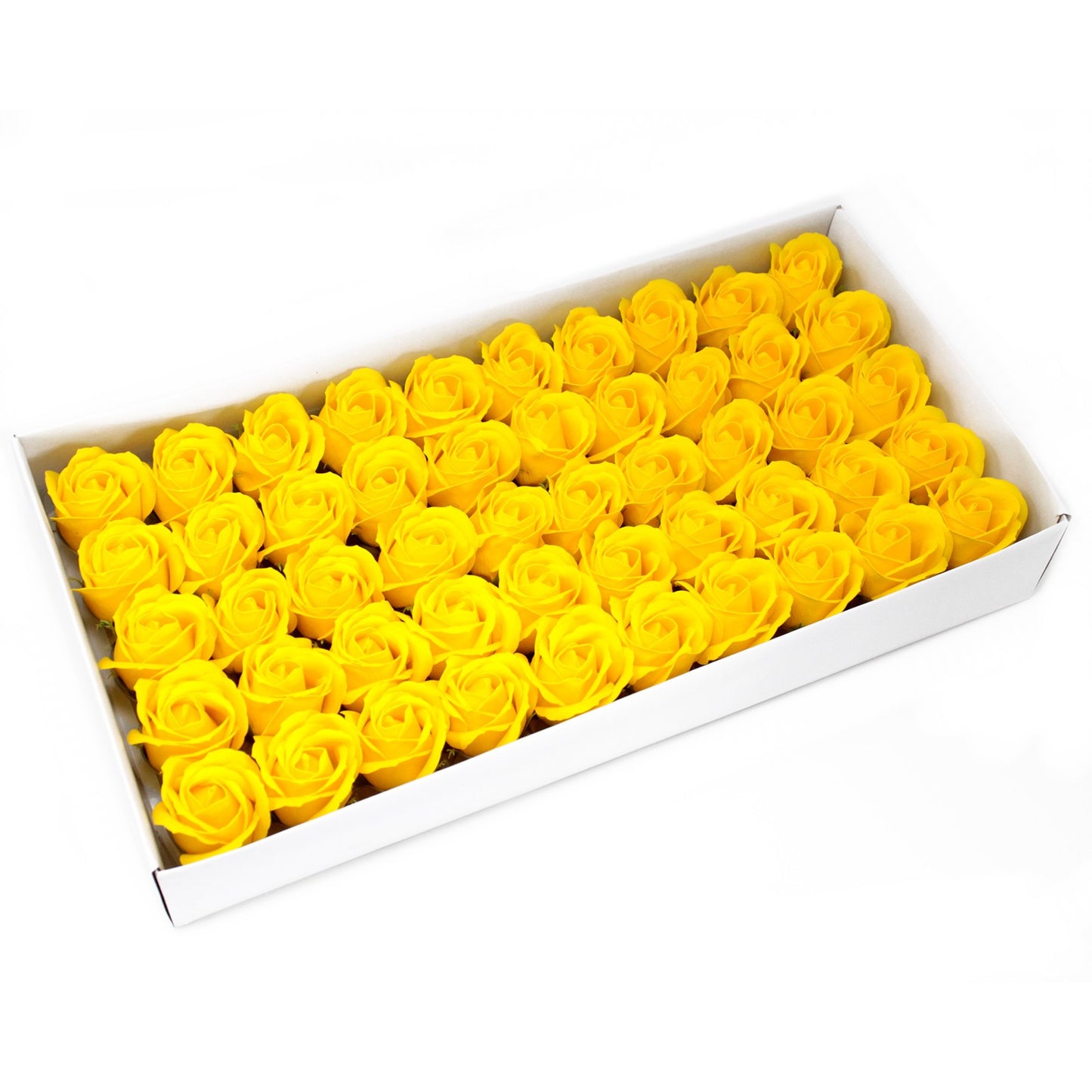 Medium deco handiwork flower - yellow