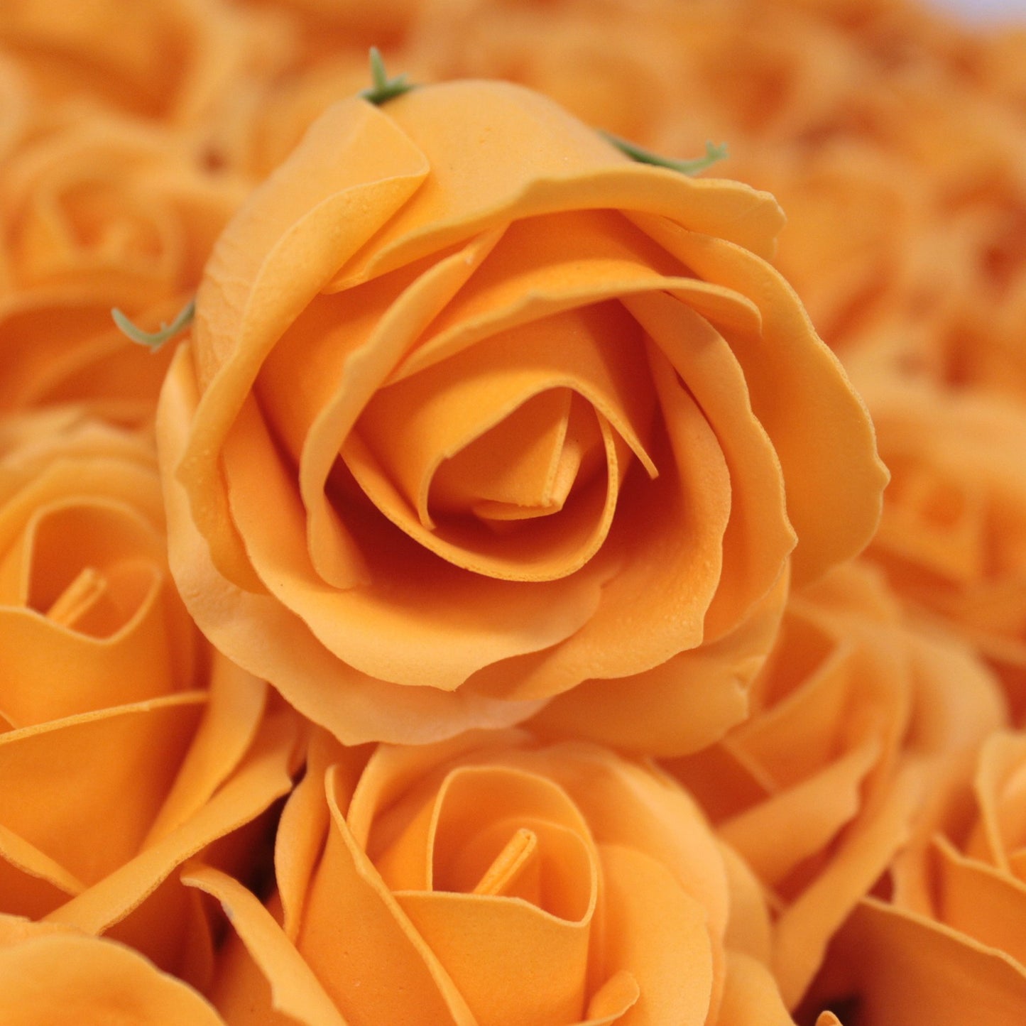 Medium deco crafts flower - orange