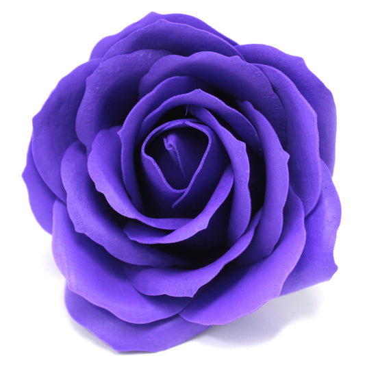 Grande fleur artisanale déco - violette