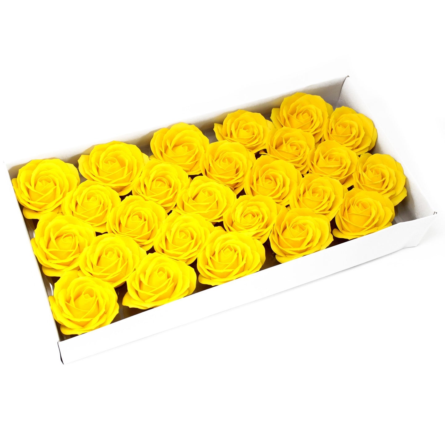 Large deco handmade flower - yellow