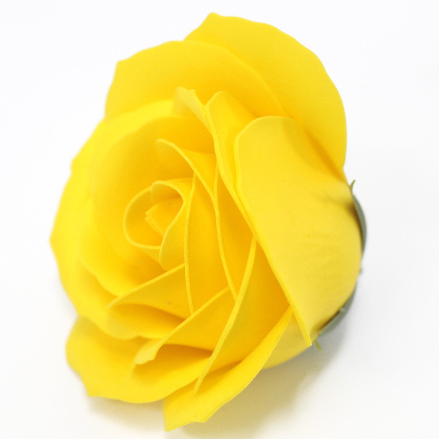 Large deco handmade flower - yellow