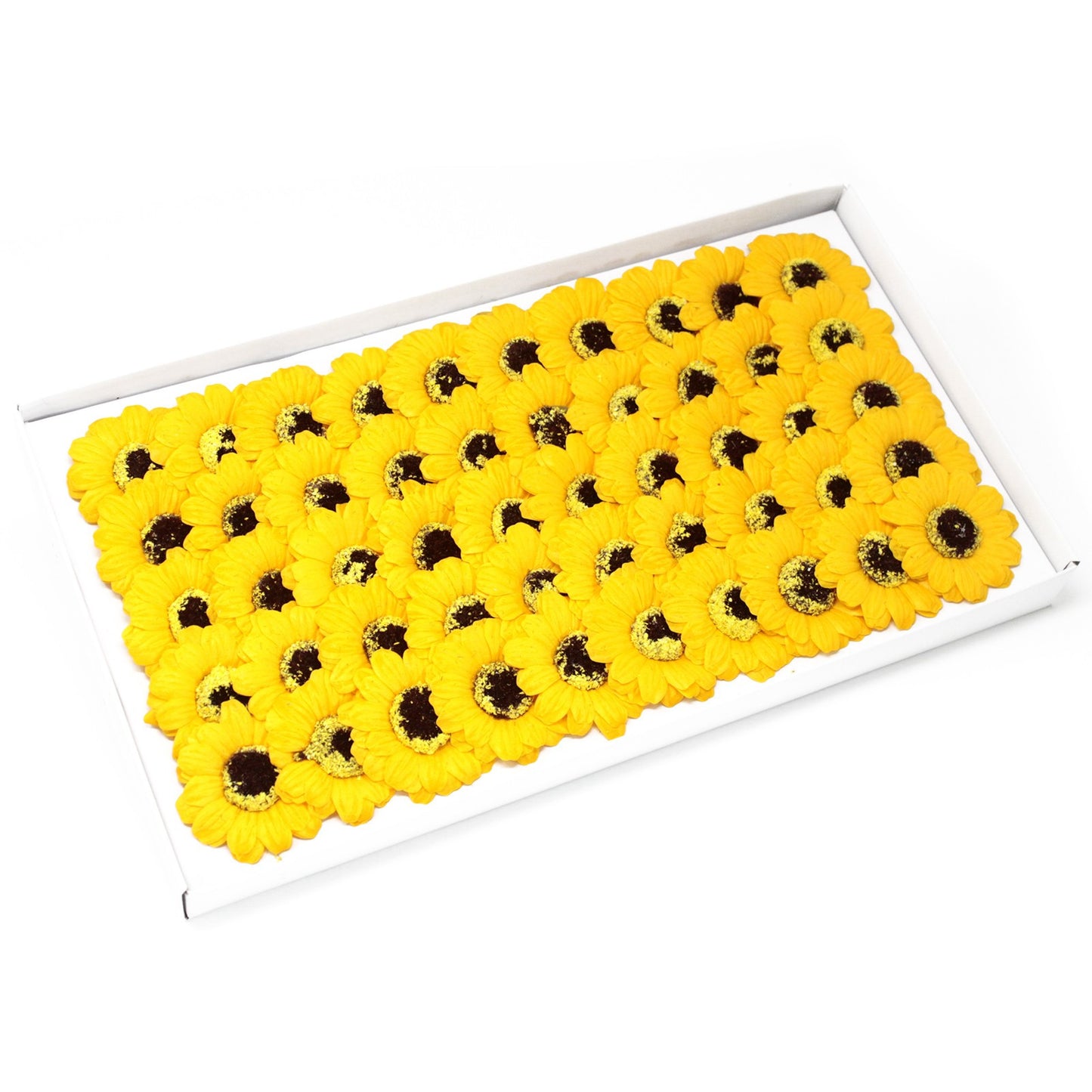 Sunflower flower medium deco crafts - yellow