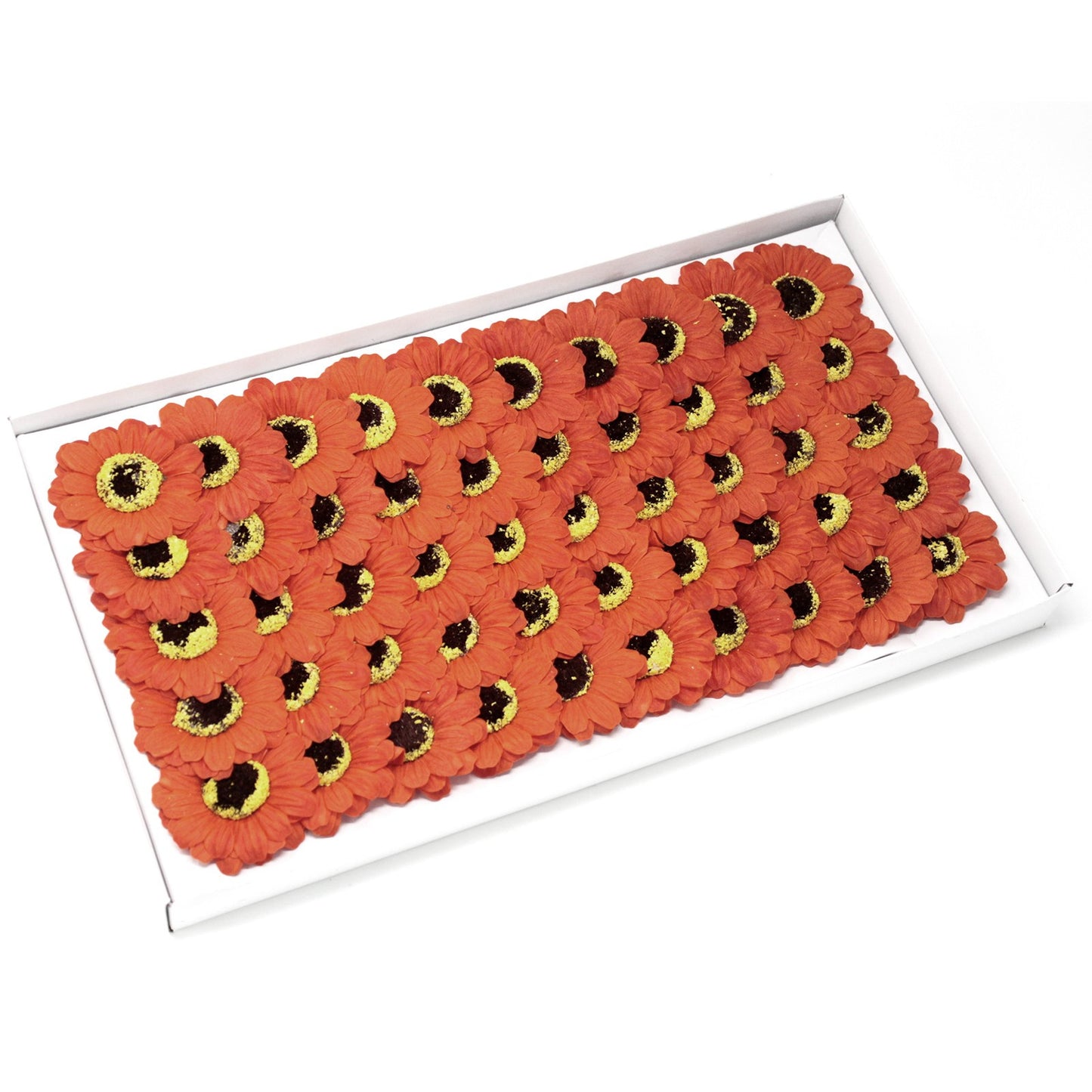 Sunflower flower medium deco crafts - orange