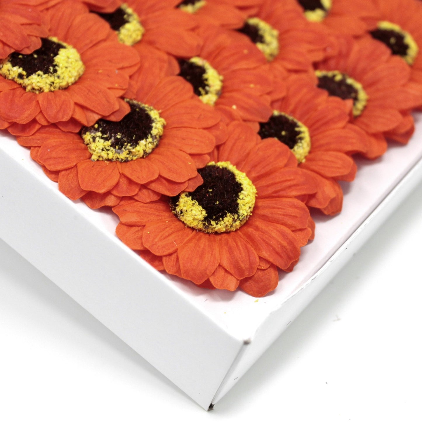 Sunflower flower medium deco crafts - orange