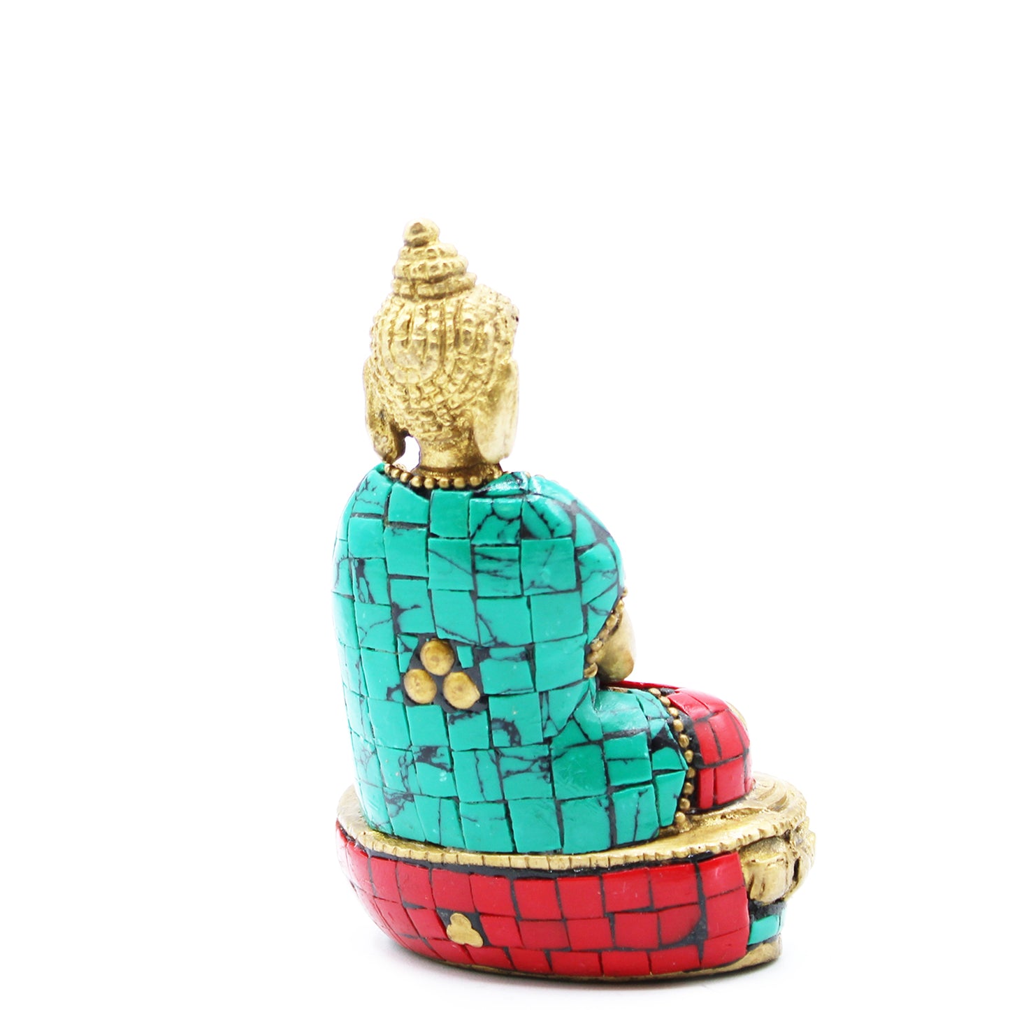 Figurine Bouddha en Laiton - Amitabha - 9,5 cm