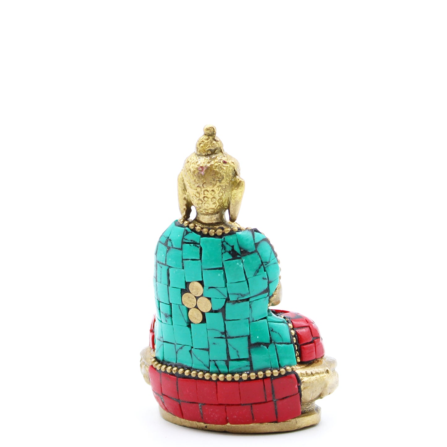 Brass Buddha Figure - Bendición - 7.5cm