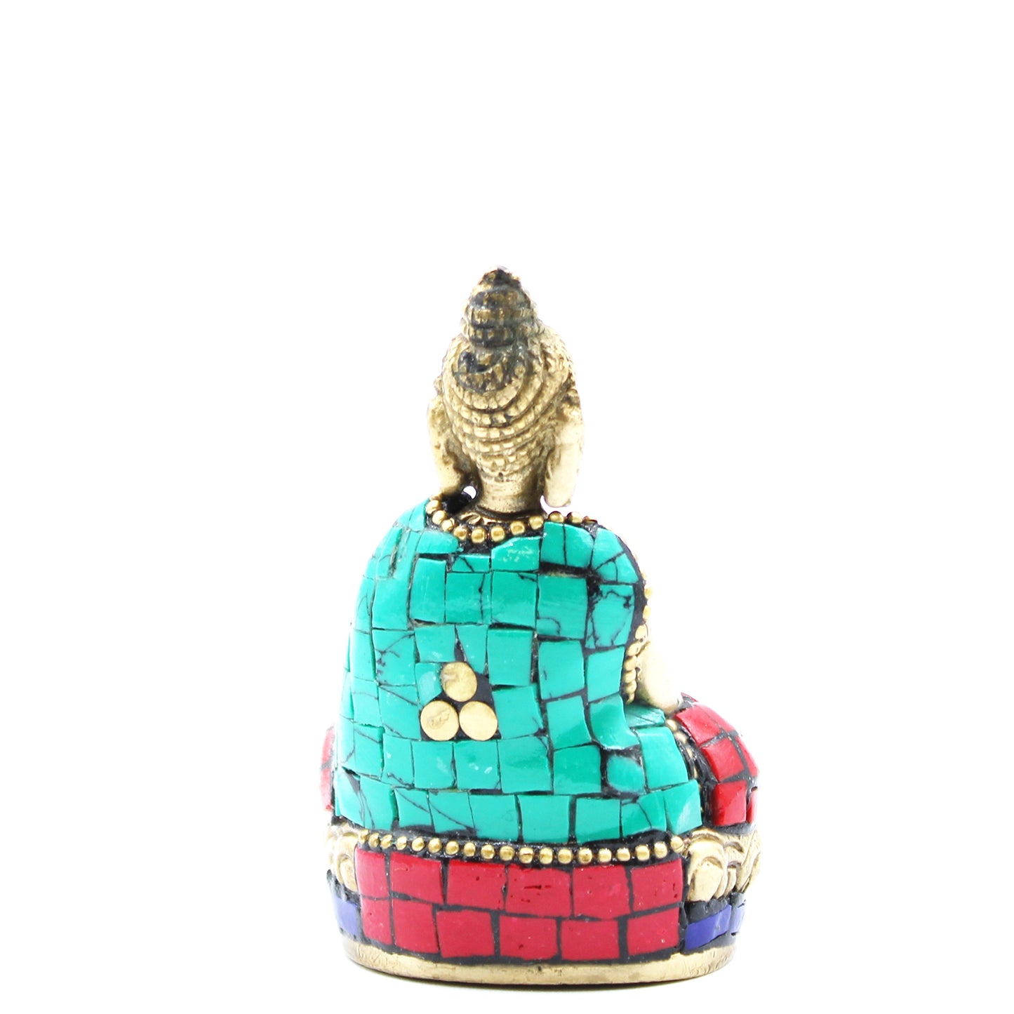 Figurine Bouddha Laton - Manos Arriba - 7,5 cm