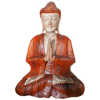 Statue de Bouddha à Main - 60 cm Bienvenue