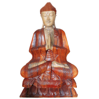 Statue de Bouddha à Main - 80 cm Bienvenue