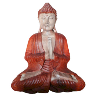 Statue de Bouddha à Main - 40 cm Bienvenue