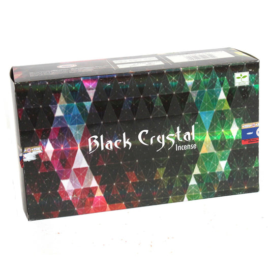 Satya Black Crystal Incense - 15g