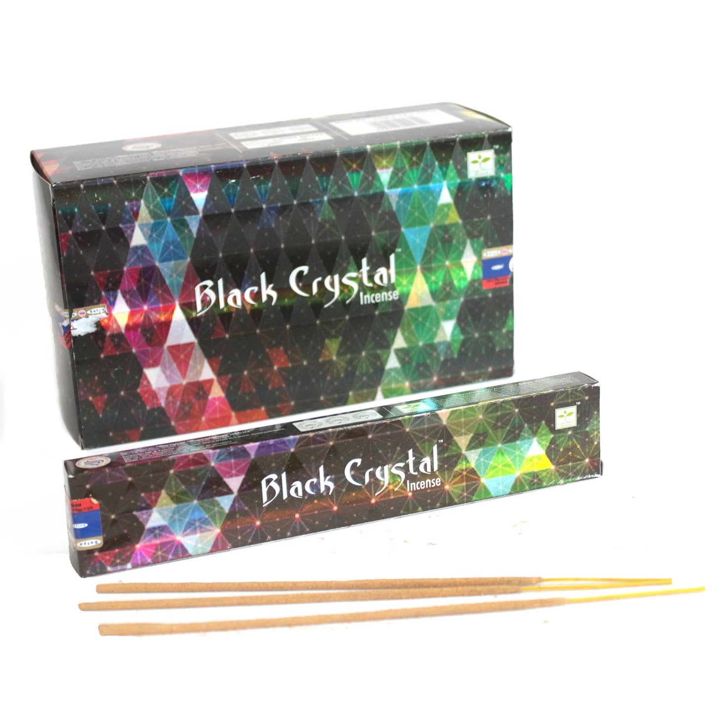 Satya Black Crystal Incense - 15g