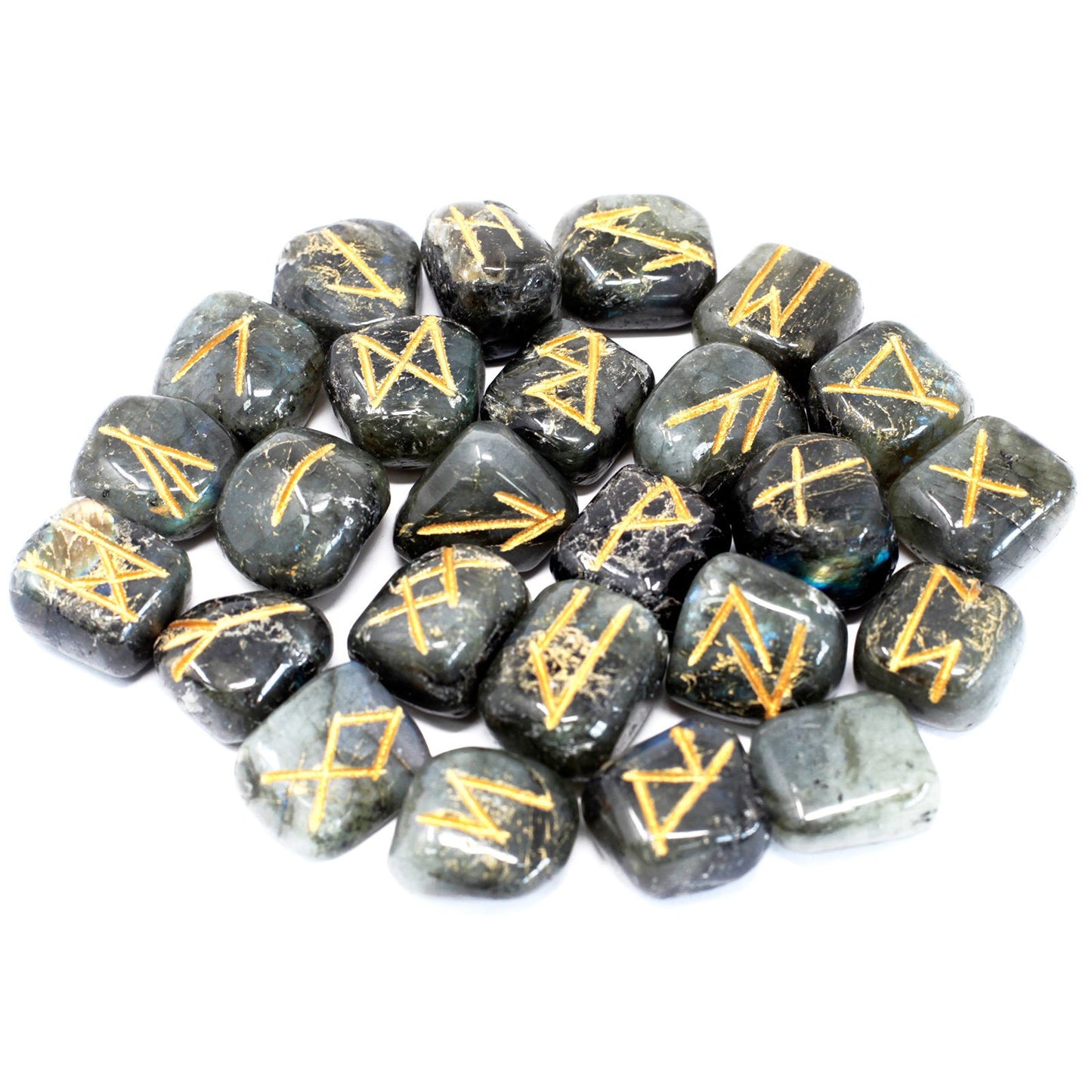 Runa de la India game on bags -Labradorite