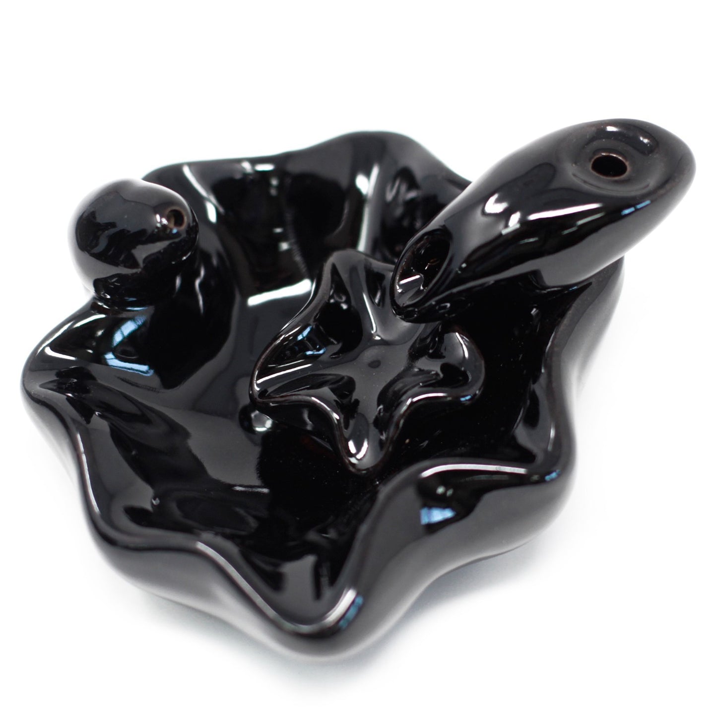 Reverse flow incense burner: large pools to swimming pools