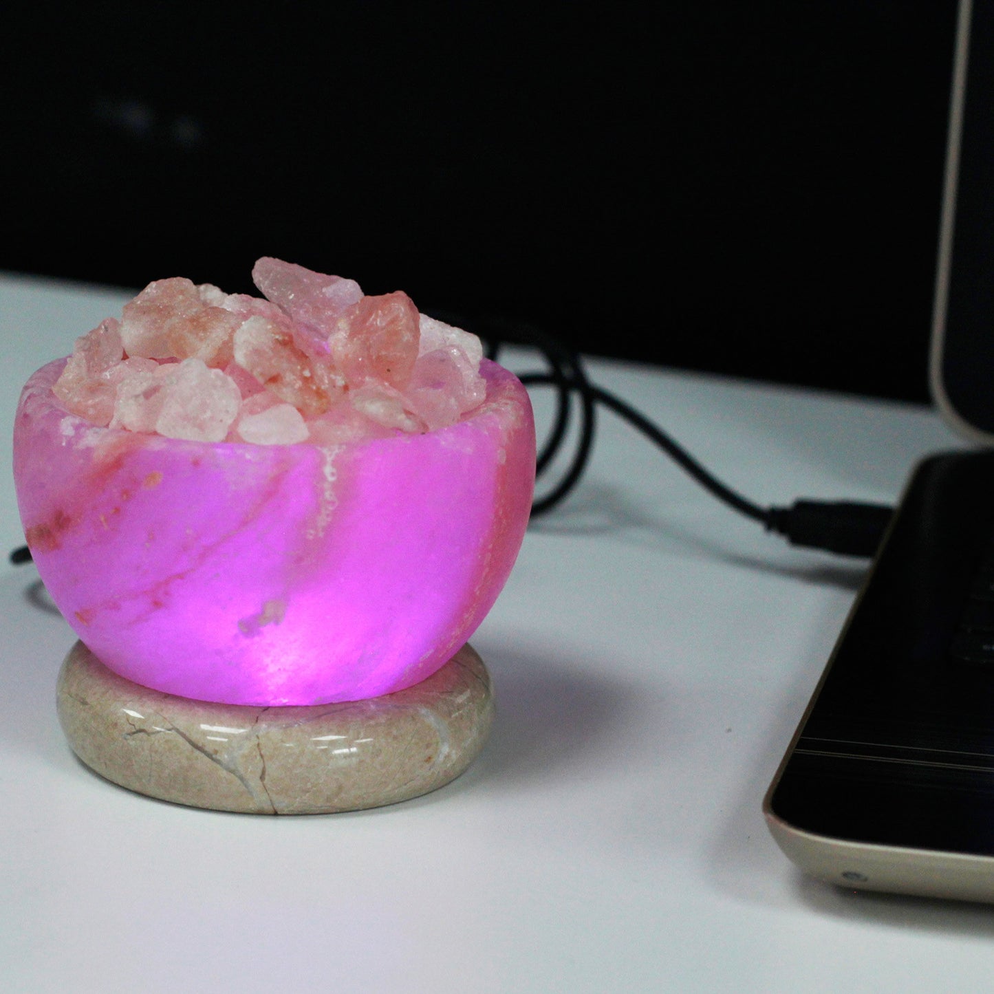 USB salt lamp - Fire source